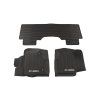 Ford F-150 Tapis de sol noir 3 pièces tout temps pour sol moquetté pour Super Cab