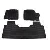 Ford F-150 Tapis de sol noir 3 pièces tout temps pour sol moquetté pour Super Cab