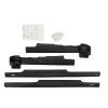 Ford F-150 Защитна лайсна Bushwacker Black Rocker Panel за Super Cab