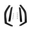 Ford F-150 Juego de 4 deflectores de ventanillas laterales delanteras y traseras Putco Smoke para Super Crew