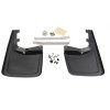 Ford F-150 Pares de protectores contra salpicaduras traseros moldeados negros
