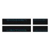 Ford Logo F-150 Tufskinz Lightning pe prag texturat negru pentru F-150 Lightning