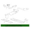 Cadillac Escalade, Chevrolet Silverado 1500 4.Gen Auspuffdichtung 15715548
