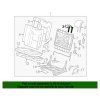 Guide d'appui-tête Cadillac Escalade Jet Black 95136438