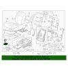 Cadillac Escalade Module de commande de chauffage des sièges avant 13506706
