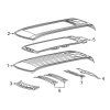 Dodge RAM 1500 5.gen DT Marco frontal de techo 68291012AB