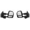 Specchietti da traino Ford F-150 - Neri - Per veicoli con specchietti elettrici di fabbrica, telescopico manuale, ripiegabile manualmente, BLIS, telecamera a 360°