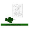 Cadillac Escalade Support de bloc de fusibles du faisceau de câbles moteur