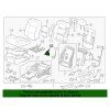 Cadillac Escalade Support de commande d'inclinaison du siège conducteur