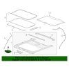 Cadillac Escalade Motor de techo solar 22891496