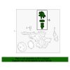 Cadillac Escalade Wasserpumpenauslassbaugruppe mit Thermostat 12666569, 12671393, 12674639