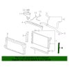Cadillac Radiator Escalade Cortina de aer Partea șoferului stânga 22784607, 23141862, 23431772