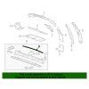 Cadillac Escalade Élément de fixation du panneau arrière