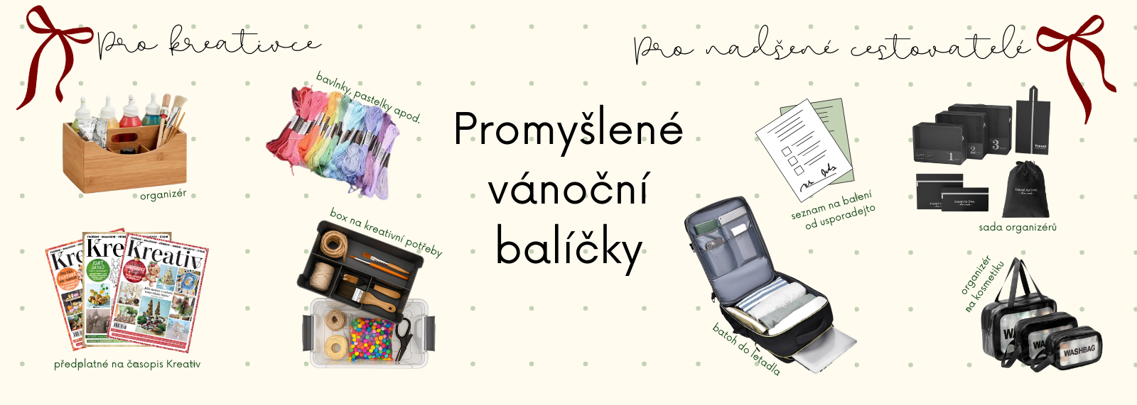 Tipy na vánoční dárky pro uspořádané Vánoce