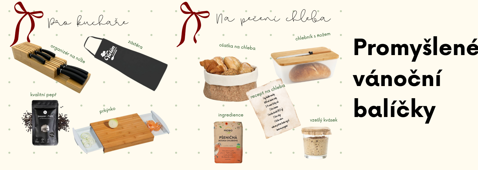 Tipy na vánoční dárky -balíčky