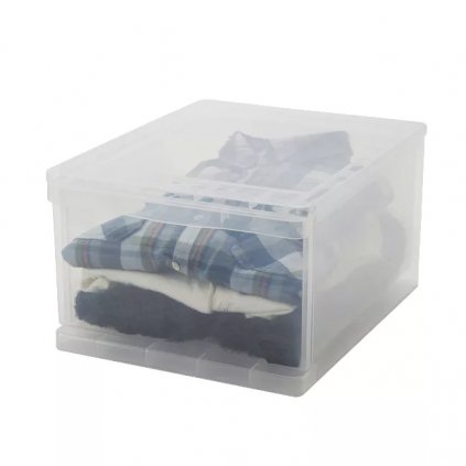 Transparentní zásuvka, šuplík,  výsuvný úložný box, CASTOMIX / A3