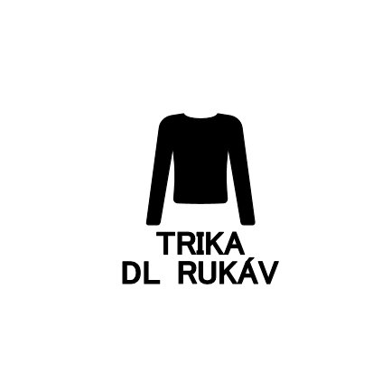 Štítky do šatny - s popiskem - Trika dlouhý rukáv