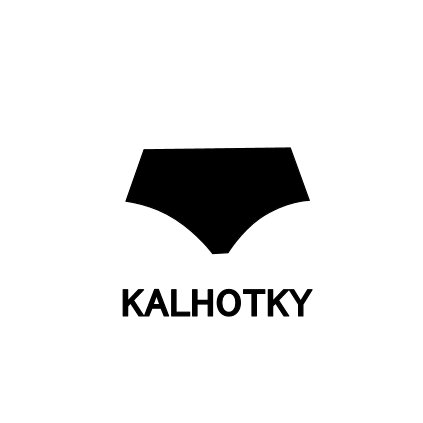 Štítky do šatny - s popiskem - Kalhotky