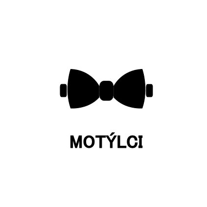 Štítky do šatny - s popiskem - Motýlci