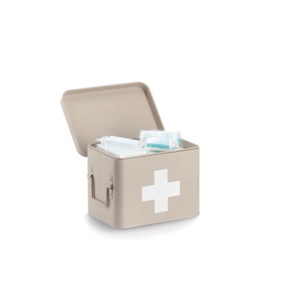 medizinbox metall beige 117314