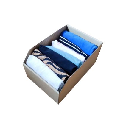 Úložné boxy na oblečení, organizéry do skříně EKO KARTON 20x30cm