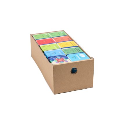 Úložné boxy na oblečení, organizéry do skříně EKO KARTON 18x40x13cm - zásuvka
