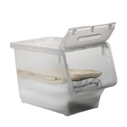 Úložný box ALL IN BOX s děleným víkem, 24l - 28,5 x 45,5 x 31 cm