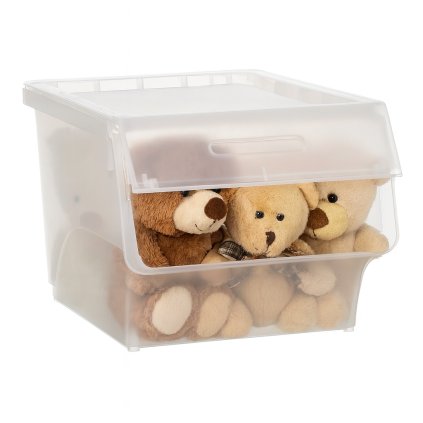 Úložný box ALL IN BOX s děleným víkem, 34l - 38 x 45,5 x 31 cm