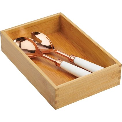 6393 4 m bambusovy organizer vlozka do zasuvky bamboo 24x16