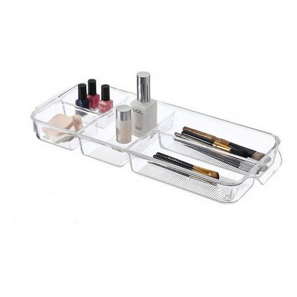 Organizér na kosmetiku i psací potřeby - 5 přihrádek SELENA (18x45)