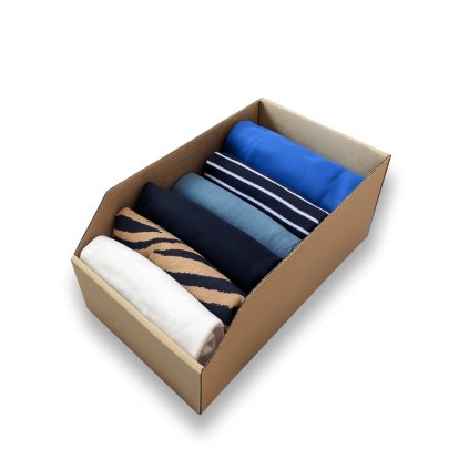 Úložné boxy na oblečení, organizéry do skříně EKO KARTON 20x30cm
