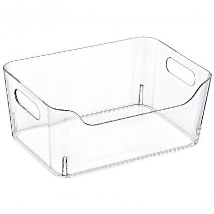 6990 6 s esteticky a prakticky organizer transparentni quttin 22 5x16x9 5cm 3l