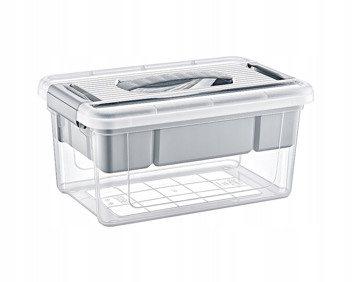 Orion Organizér, úložný box 2v1, multifunkční, bílý STORMAX - 9l, 35 x 23 x 17 cm