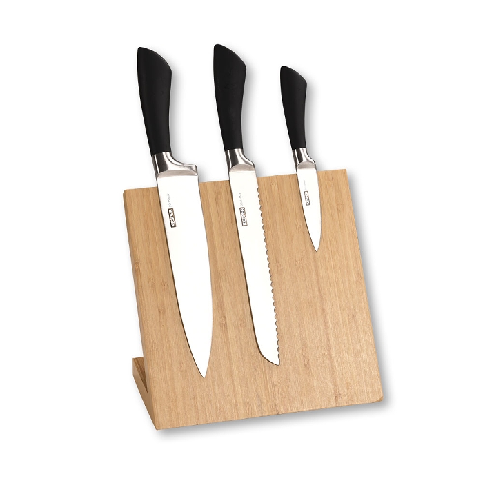 Kesper Bambusový magnetický stojan na nože BAMBOO