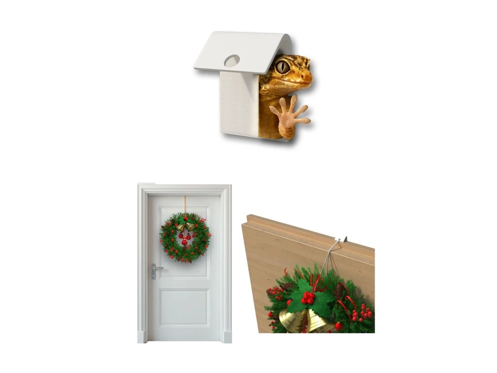usporadejto.cz Univerzální háček na věnce DOORHOOK - bílý