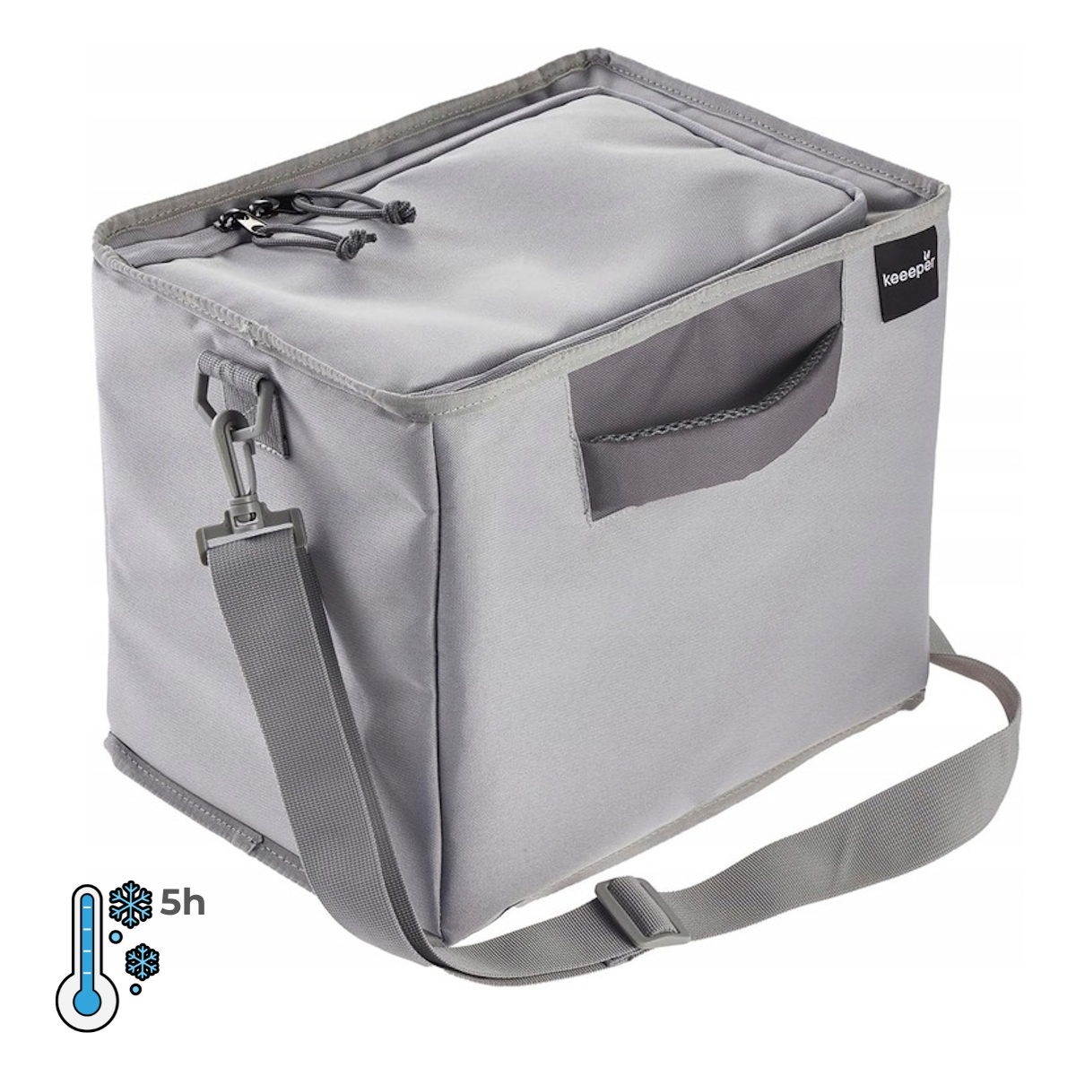Levně Keeeper Termo taška / box Keeper NEO L, šedá, 19L, 31,5 x 23 x 26,5 cm