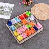 10653 29 organizer na spodni pradlo kipit 20 prihradek bezovy 35 x 27 x 10 cm