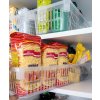 Úložný koš, box a organizér extra hluboký 50cm x 20cm INVA, transparentní 01