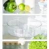Otočný organizér LAZY SUSAN Rotho - s přepážkami, 7cm/pr.28,5cm 01