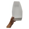13144 4 ulozny box plastovy bily 15x50x16cm do spize i do skrine kartonplast