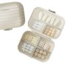 Cestovní organizér na léky, 7 přihrádek PILLS - smetanová