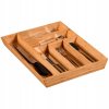 ORGANIZER DO ZASUVKY na pribory bambusovy podnos 43x35