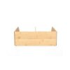7863 4 bambusovy organizer ulozny box 2 komorovy dvojity h 31cm double caja