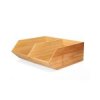 7863 5 bambusovy organizer ulozny box 2 komorovy dvojity h 31cm double caja