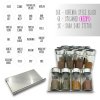 Sada 16ks kořenek SPICE BLACK 100ml + 4ks nerezový organizér na kořenky VASKY - NEREZ (nízký) + sada 24ks štítků