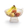 obstkorb metall beige 117580