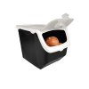 Skladovací box na cibuli a brambory, černý - bílý (12l)
