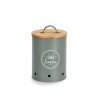 13255 5 vorratsdose m bambusdeckel garlic metall gruen 116035