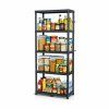 Regál plastový 5 polic STACKARO MIDDLE 74 x 36 x 172,5 cm - černý_7
