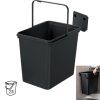 Závěsný odpadkový koš SYSTEMA BASIC, 23 l, 36 x 27 x 33cm, černý_1